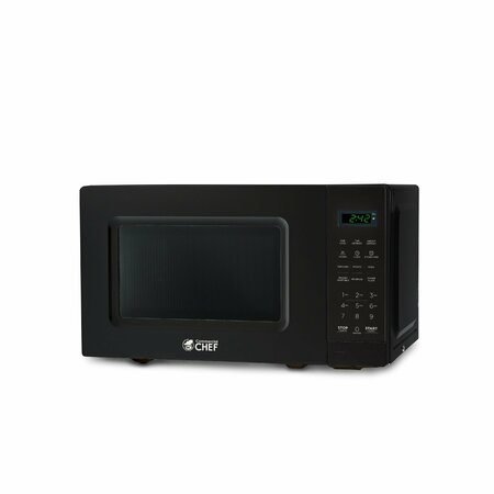 COMMERCIAL CHEF 0.7 cu ft.  Countertop Microwave Oven Oven, Black CHM7MB